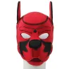 Kinky Puppy Cagoule Puppy Fox Néoprène Rouge-Noir